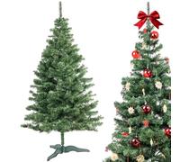 Creative Home Sapin de Noel Artificiel | Taille : 220 cm | Decoration Noel Pliable | Support Stable à Branches Denses | Sapin de Noël Artificiel Vert Foncé | Intérieur et Extérieur