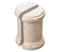 Creative Home Serre-Livres en marbre de Champagne Saginaw Style Saganaw Style Beige