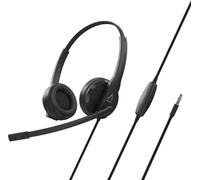 CREATIVE HS-230 - Casque de Casque avec microphone anti-bruit et contrôle du volume intégré, plug-and-play pour vidéoconférence