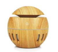 Creative humidificateur à grain de bois USB de charge maison muet humidificateur purificateur d\air Bois clair