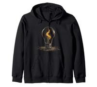 Creative Inspiration Ampoule Incendie Idée de Motivation Sweat à Capuche