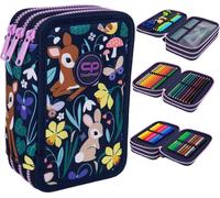 Creative Jumper Oh My Deer trousse à crayons triplement équipée de CoolPack - parfaite pour les étudiants qui apprécient le style et la fonctionnalité !