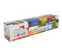 Eddy Toys Pâte à modeler – Lot de 5 boîtes (5 x 140 g) – Coloris assortis