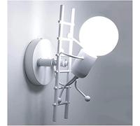 Créative Kids Wall Light, moderne applique murale décorative, lampe avec design d'échelle d'escalade, luminaires intérieurs for le couloir de salon cuisine chambre à coucher (pas bulbe)