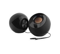 Creative Labs Pebble 4.4W Noir haut-parleur - (2.0 canaux, Avec fil, 3,5 mm, 4,4 W, 100 - 17000 Hz, Noir)