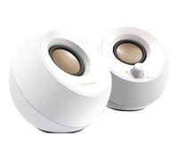 Creative Labs Pebble 4.4W Noir haut-parleur - Hauts-parleurs (2.0 canaux, Avec fil, 3,5 mm, 4,4 W, 100 - 17000 Hz, Noir) Noir G