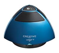 Creative Labs Woof 2 Enceinte Mono Portable 1 canaux avec Fil et sans Fil A2DP AVRCP HFP,HSP 0,8 m Bleu
