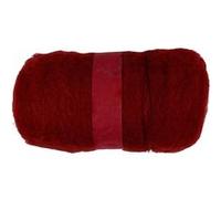 Creative laine cardée bordeaux rouge 100gr Rouge G
