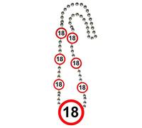 Creative Le Trafic des Signes d'anniversaire Collier d'honneur - 18ème Anniversaire