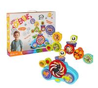Creative Learning Building Blocks, Electric Gear Construction Set, Educational Building Set for Family Play & Classroom (Animals)