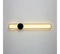 Creative Linear Metal Wall Lamp Bedside Aluminum Wall Light Acrylic Shade Modern Led Wall Sconce for Bedroom Living Room Study Room Corridor Dining Room Restaurant (Color : B, Size : Warm Ligh/A/Warm