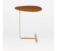 Creative Living Room Small Tea Table Sofa Corner Iron Frame Coffee Table Sofa Side Table with One Shelf