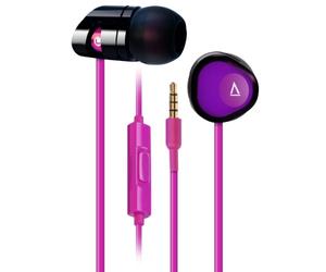 Creative MA-200 Écouteurs Intra-Auriculaires avec Pilote de 8 mm et Micro Universel Noir/Violet