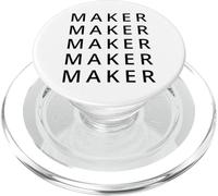 Creative Makerspace Lovers Lovers Crafting Craft Maker PopSockets PopGrip pour MagSafe