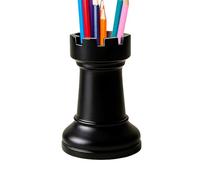 Creative Marker Pencil Cup - Chess Style Desk Holder, Space Saving Organizer with Display Use, Construction Design, Portable Set Arrangement, Writing Accessory for Home Classroom Dorm Studio Study