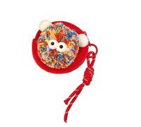 Creative Mignon Boule De Fourrure Porte-Monnaie, Dessin Animé en Peluche Poupée Écouteurs Sac Porte-clés, Sac À Dos Suspendu Décor