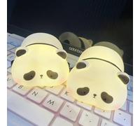Creative Mini Panda Petite Veilleuse Salon Mignon Panda Silicone Lampe de Chevet Décor Enfants Veilleuse Cadeau d'anniversaire