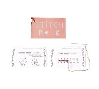 Creative MiniSewing Book, DIYCreative MiniSewing Card Set, Embroidery Stitches Book Creative MiniStitchs Book for Embroidery and Sewing Enthusiasts