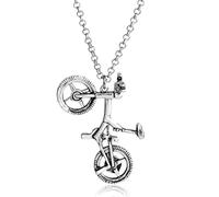 Creative Mode Vélo Collier Bike Rider Pendentif Collier Sport Chaîne Bijoux Hommes Hip Hop Collier Cadeau