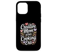 Creative Mom in Her Cooking Era Fun Kitchen Kitchen Coque pour iPhone 12/12 Pro
