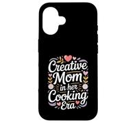 Creative Mom in Her Cooking Era Fun Kitchen Kitchen Coque pour iPhone 16