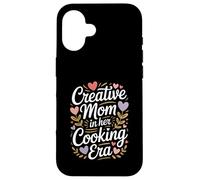 Creative Mom in Her Cooking Era Fun Kitchen Kitchen Coque pour iPhone 16