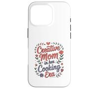 Creative Mom in Her Cooking Era Fun Kitchen Kitchen Coque pour iPhone 16 Pro