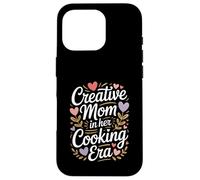Creative Mom in Her Cooking Era Fun Kitchen Kitchen Coque pour iPhone 16 Pro