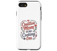 Creative Mom in Her Cooking Era Fun Kitchen Kitchen Coque pour iPhone SE (2020) / 7/8