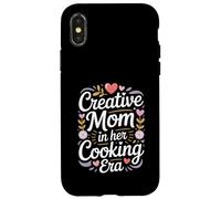 Creative Mom in Her Cooking Era Fun Kitchen Kitchen Coque pour iPhone X/XS