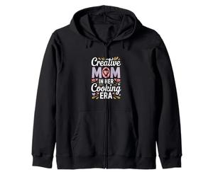 Creative Mom in Her Cooking Era Fun Kitchen Kitchen Sweat à Capuche