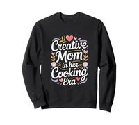 Creative Mom in Her Cooking Era Fun Kitchen Kitchen Sweatshirt