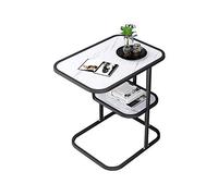 Creative Multi-Function Side Table Living Room Small Tea Table Sofa Corner Iron Frame Sqaure Coffee Table Sofa Side