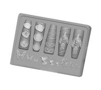 Creative Nails Art Silicone pour création facile de motifs et de designs Matériaux souples Convient à différentes formes et longueurs Hawks Accessoires