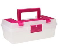 Creative Options Boîte à Outils en Plastique organizer-13-inch x 19 x 12,7 cm W Transparent/Magenta