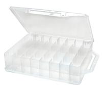 Creative Options Boîte de Rangement compartimentée 25,4 x 7,6 x 36,2 cm, Transparente