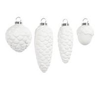 Creative ornements suspendus 4 pièces blanc Wit