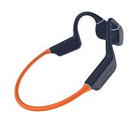 Creative Outlier Free Pro+ Casque sans fil étanche à conduction osseuse avec transducteurs réglables, MP3 8 Go intégré, connectivité multipoint, jusqu'à 10 heures d'autonomie, micro (bleu et orange)