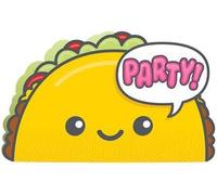 Creative Party - Junk Food - Invitations "Fun" pack de 8 - Carton SG30158 (Taille unique) (Jaune/Rose)