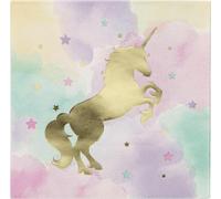 Creative Party - Licorne - Serviettes, film, déjeuner pack de 16 SG25864 (taille unique) (Coloré)