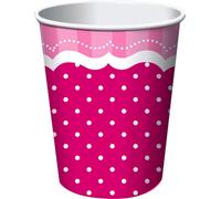 Creative Party Perfectly Pink Gobelets en carton, rose, 8 pièces SG11549 (taille unique) (rose)