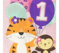 Creative Party - Serviettes "One Is Fun", 1er anniversaire pack de 16 - 2 plis SG25774 (taille unique) (Coloré)