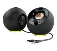 Creative Haut-parleurs PC 2.0 Pebble SE USB‑C, RGB, AUX 3,5 mm 4,4 W RMS – Noir