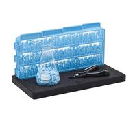 Creative Perpetual Desk Calendar,DIY Trimming Calendar - Date Week Month,with Conical Flask - Storage Time,Seasonal Modules,for Home Office Decoration