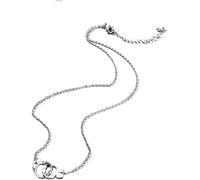 Creative Personality Handcuff Shape Pendant Necklace Stylish Ladies Stainless Steel Accessories , Silver Lovely and practical