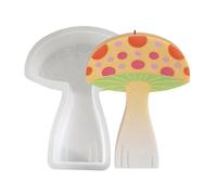 Creative Resin Art Works Beautiful Silicone Champignon Figures Ornement Moule Décorations Artisanat Moule pour les amateurs Résine époxy