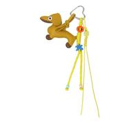 Créative Sausage Dog Clé Anneaux Accessoires Multi-objectifs Keychain Facile Installer Accessoire De Clés Pour Activités Extérieures Anneau De Clé Détachable Avec Matériaux PU