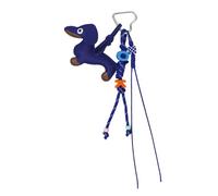 Créative Sausage Dog Clé Anneaux Accessoires Multi-objectifs Keychain Facile Installer Accessoire De Clés Pour Activités Extérieures Anneau De Clé Détachable Avec Matériaux PU