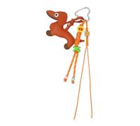 Créative Sausage Dog Clé Anneaux Accessoires Multi-objectifs Keychain Facile Installer Accessoire De Clés Pour Activités Extérieures Anneau De Clé Détachable Avec Matériaux PU