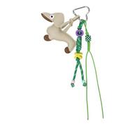 Créative Sausage Dog Clé Anneaux Accessoires Multi-objectifs Keychain Facile Installer Accessoire De Clés Pour Activités Extérieures Anneau De Clé Détachable Avec Matériaux PU